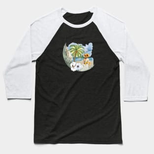 Beach Lover Baseball T-Shirt